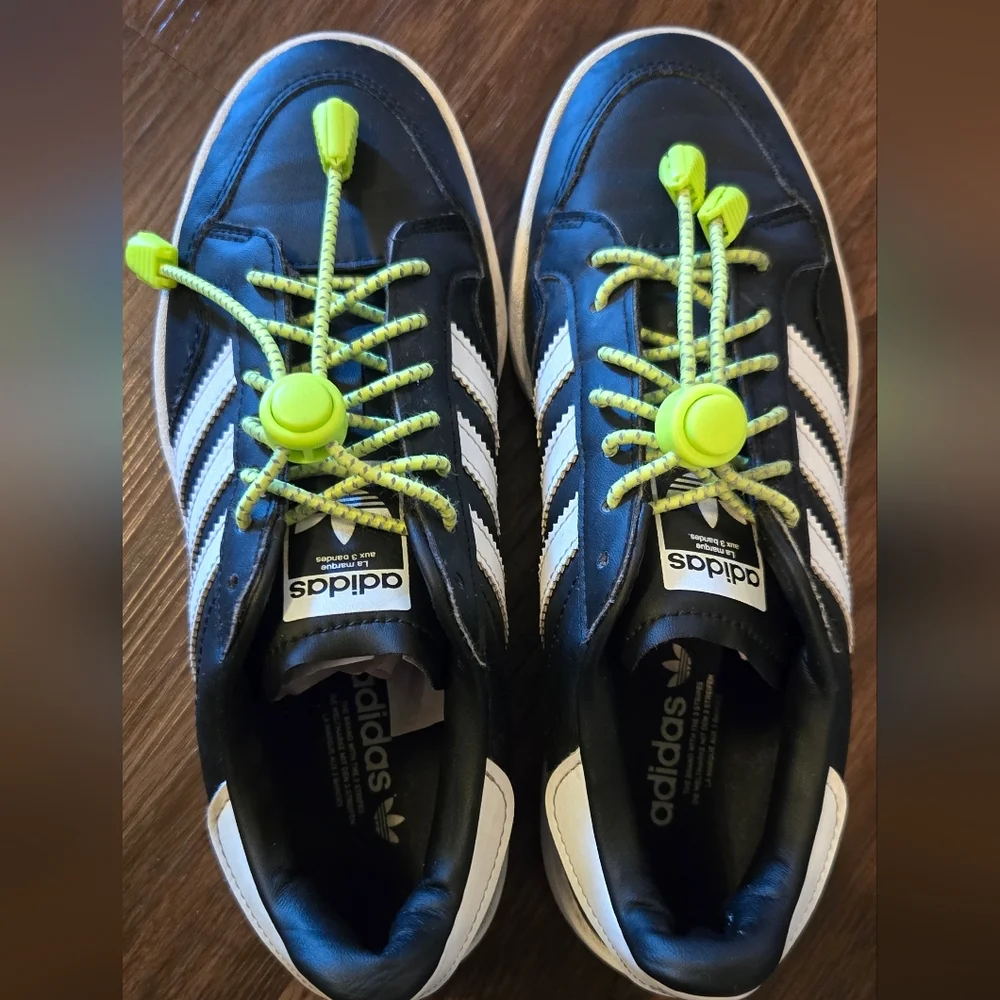 Adidas Kids Black and White Sneakers